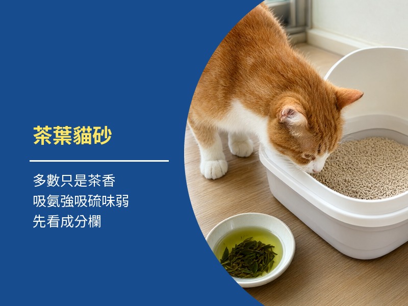 茶葉貓砂好用嗎？多數只是茶香，除臭研究怎麼說