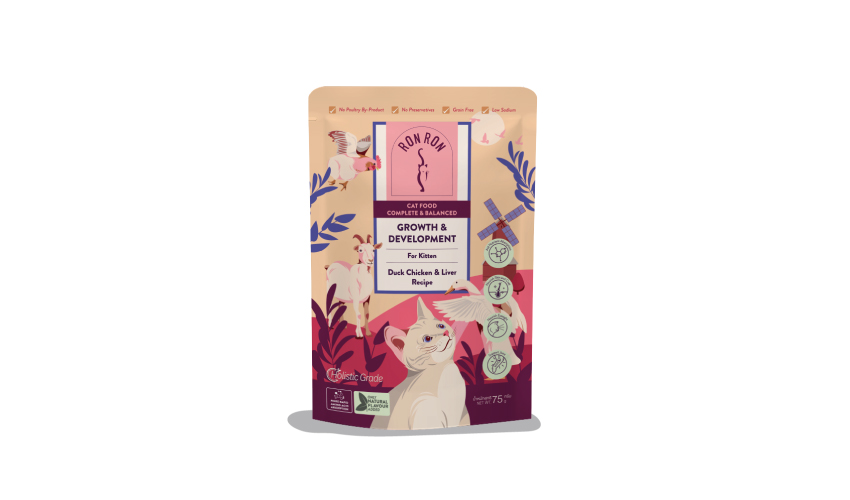 機能主食餐包 幫助幼貓成長(鴨肉+雞肉+肝臟)