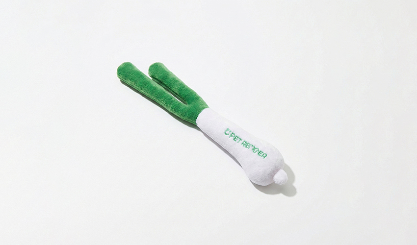 「蔥」實幸福陪伴｜發聲玩具 寵物玩具 呆萌長蔥系列