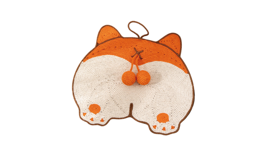 可愛造型 劍麻貓抓墊