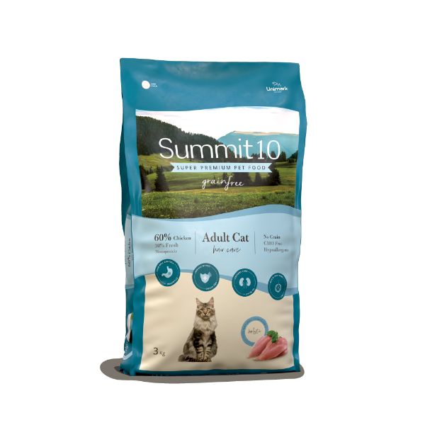 Grain Free 成貓 無穀飼料 皮毛保健 (雞肉+馬鈴薯) 3KG