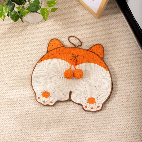 可愛造型 劍麻貓抓墊